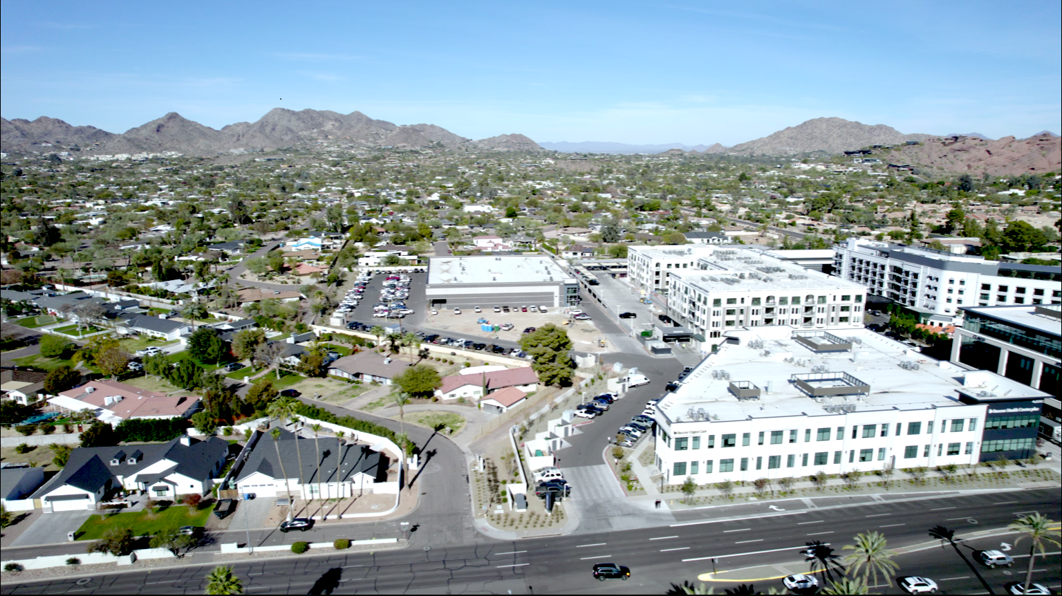 StorSpaces at the Grove plaza view.